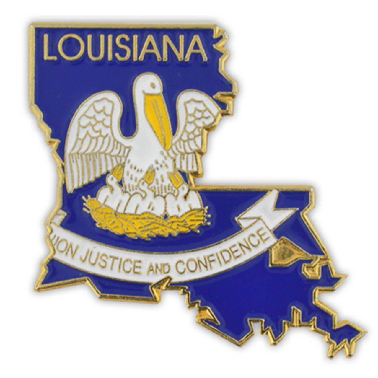 10pcs Usa State Louisiana Enamel Pins Badge Backpack Tat Lapel Pin