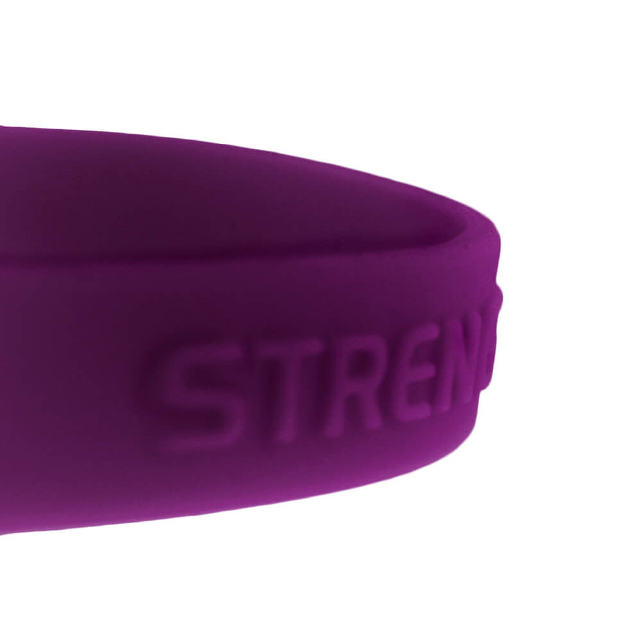 PinMart's Purple Domestic Violence Awareness Rubber Bracelet 