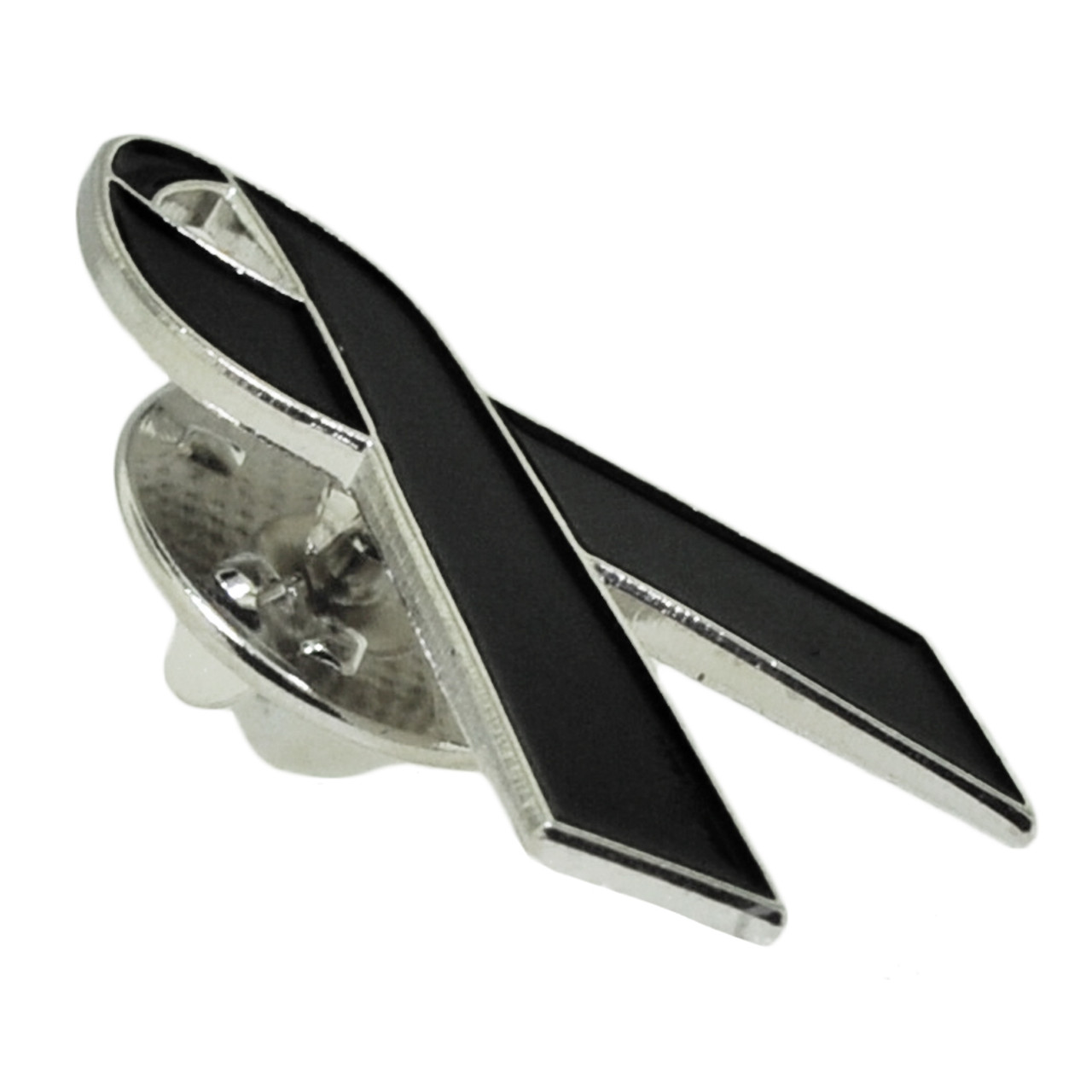Black Ribbon Dove Pin, Adult Unisex, Metal Type