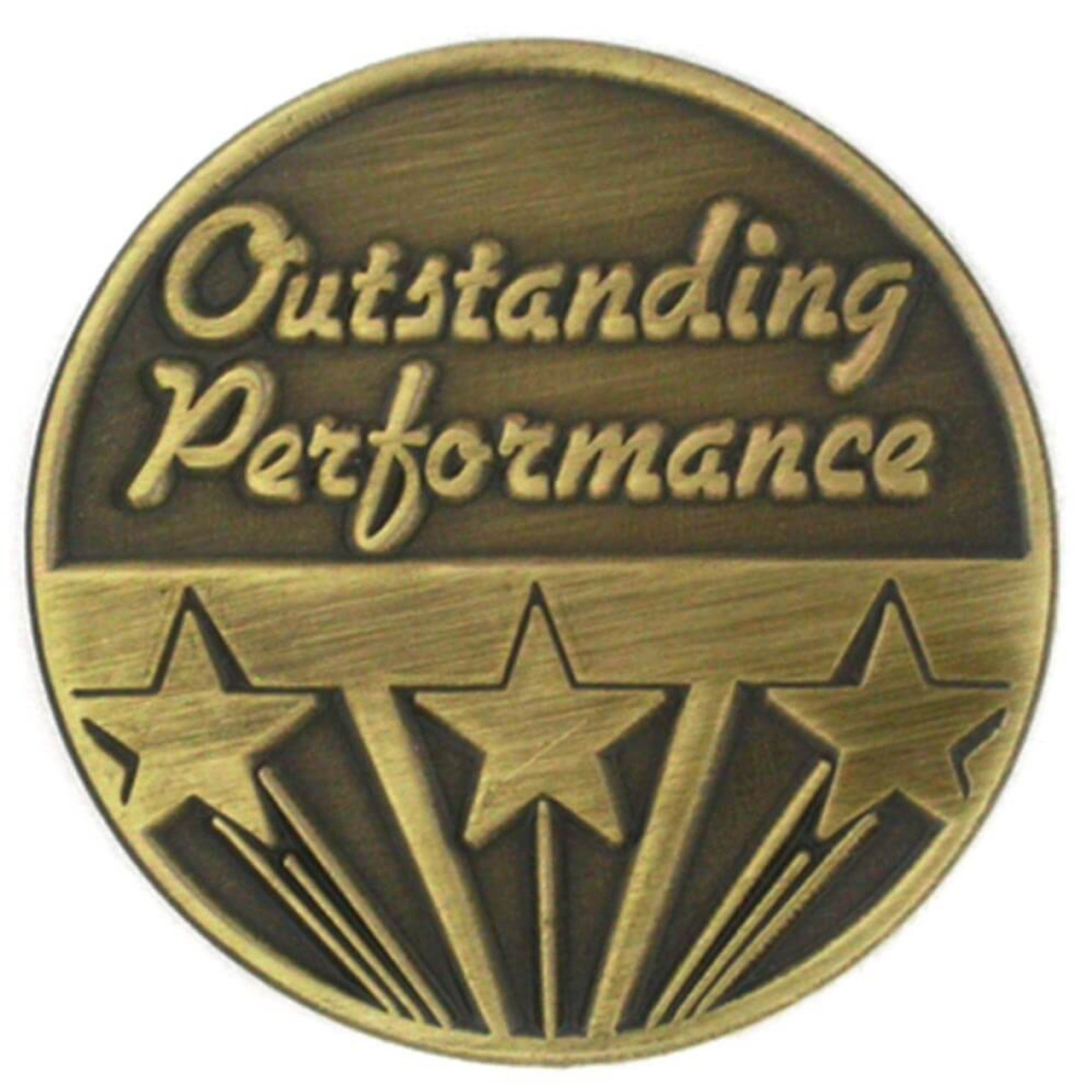 Outstanding Performance Pin | Multi Color | Recognition Pins by PinMart