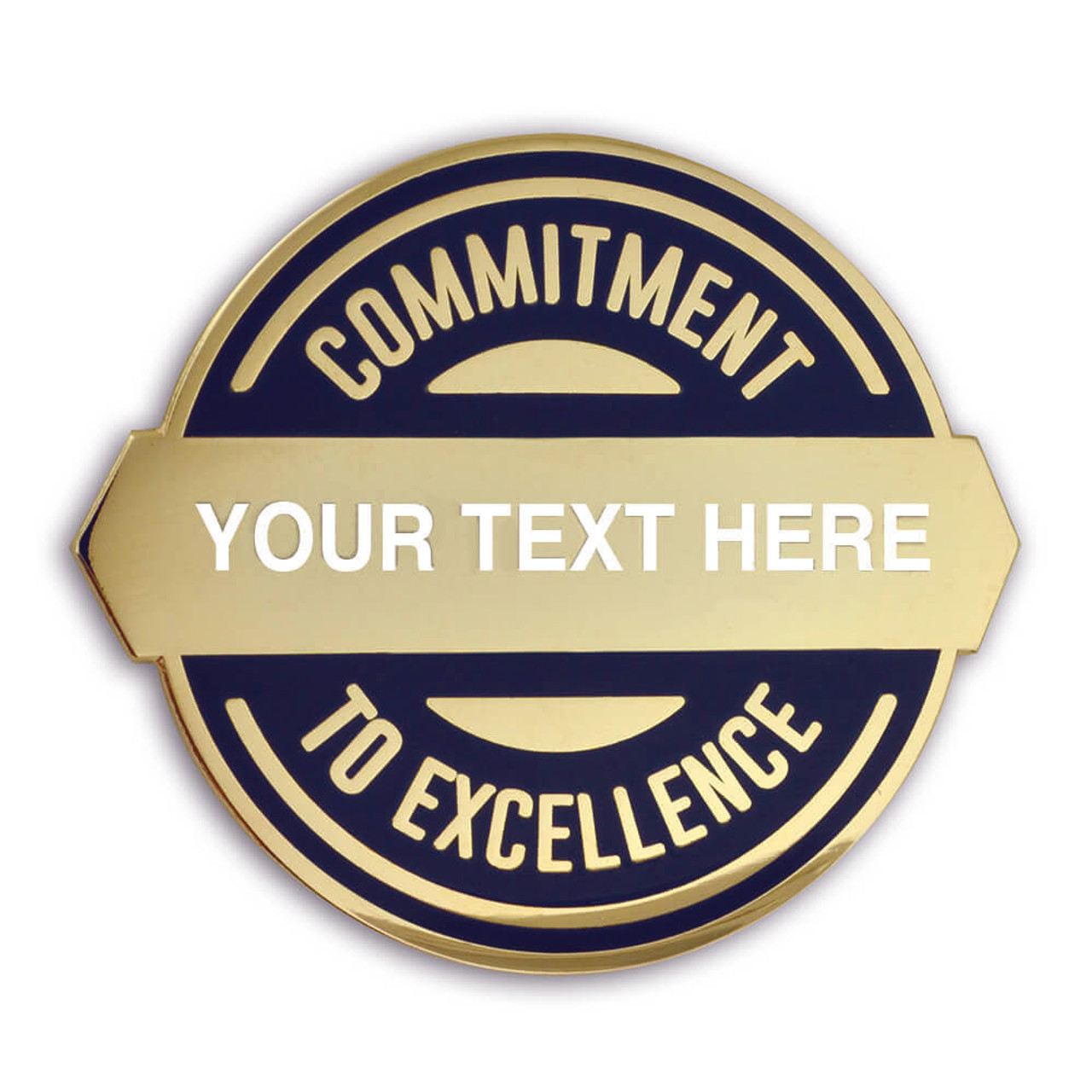 Commitment to Excellence Engravable Pin | PinMart