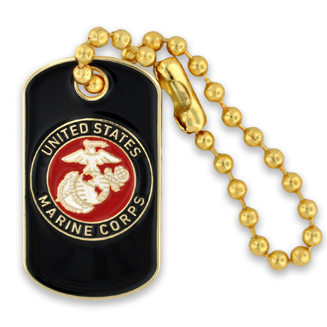 Officially Licensed U.S.M.C. Dog Tag Pin - PinMart