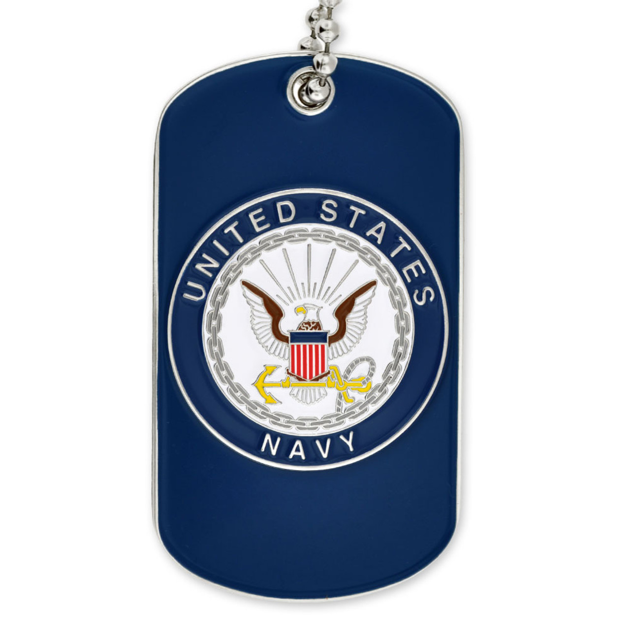 Officially Licensed Engravable U.S. Navy Dog Tag - PinMart