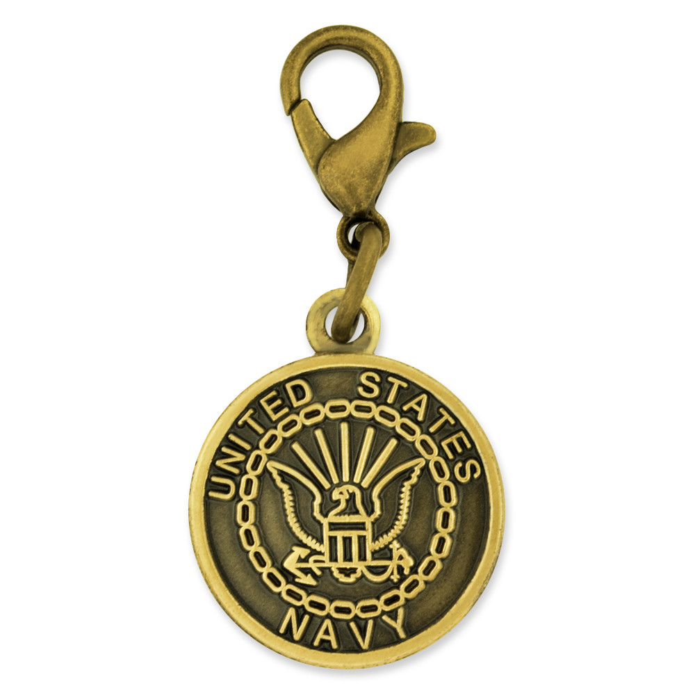 Officially Licensed U.S. Navy Charm - PinMart