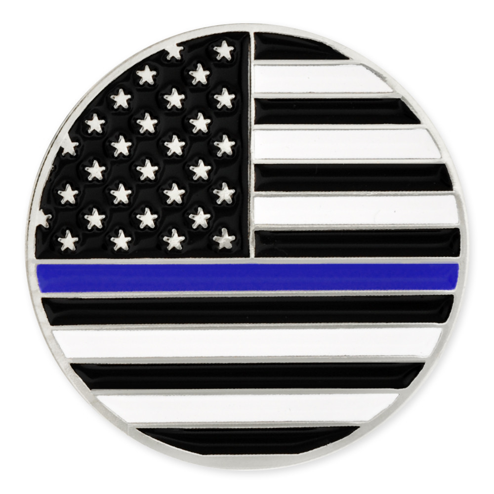 profile picture black with blue line