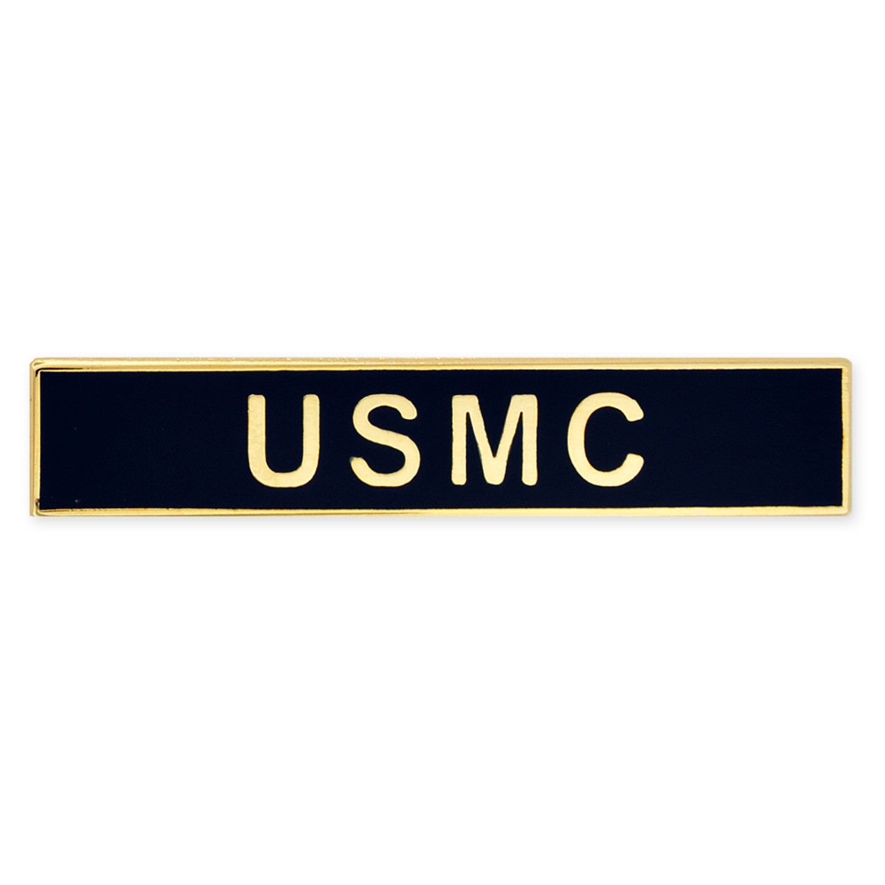 Pinmart's Gold Plated USMC Marine Corps Letters Military Lapel Pin