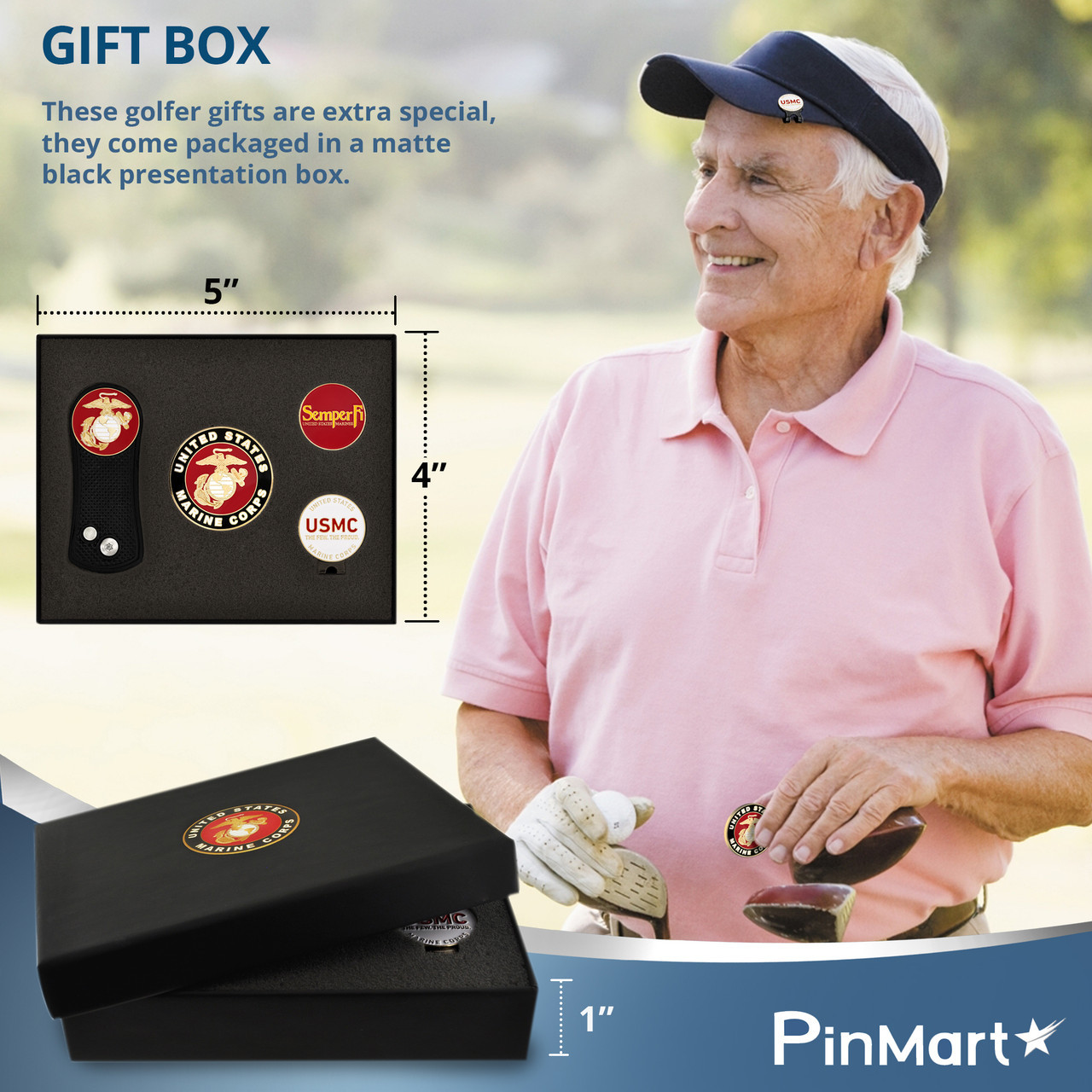 Officially Licensed U.S. Army 6-PC Golf Gift Set - PinMart