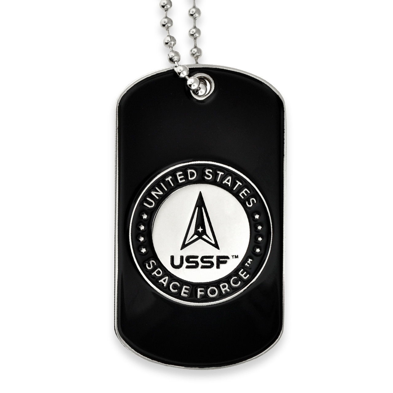 Officially Licensed Engravable U.S. Space Force Dog Tag - PinMart