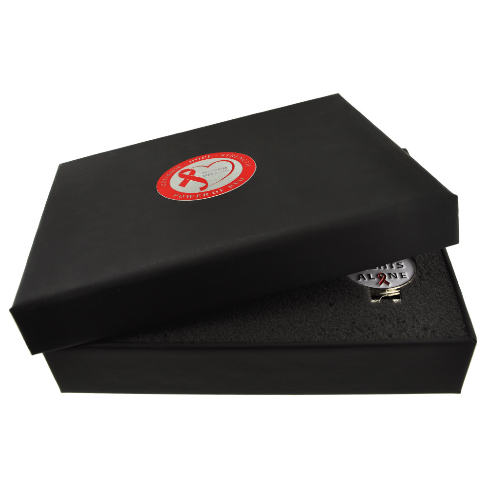 Red Awareness Ribbon 6-PC Golf Gift Set - PinMart