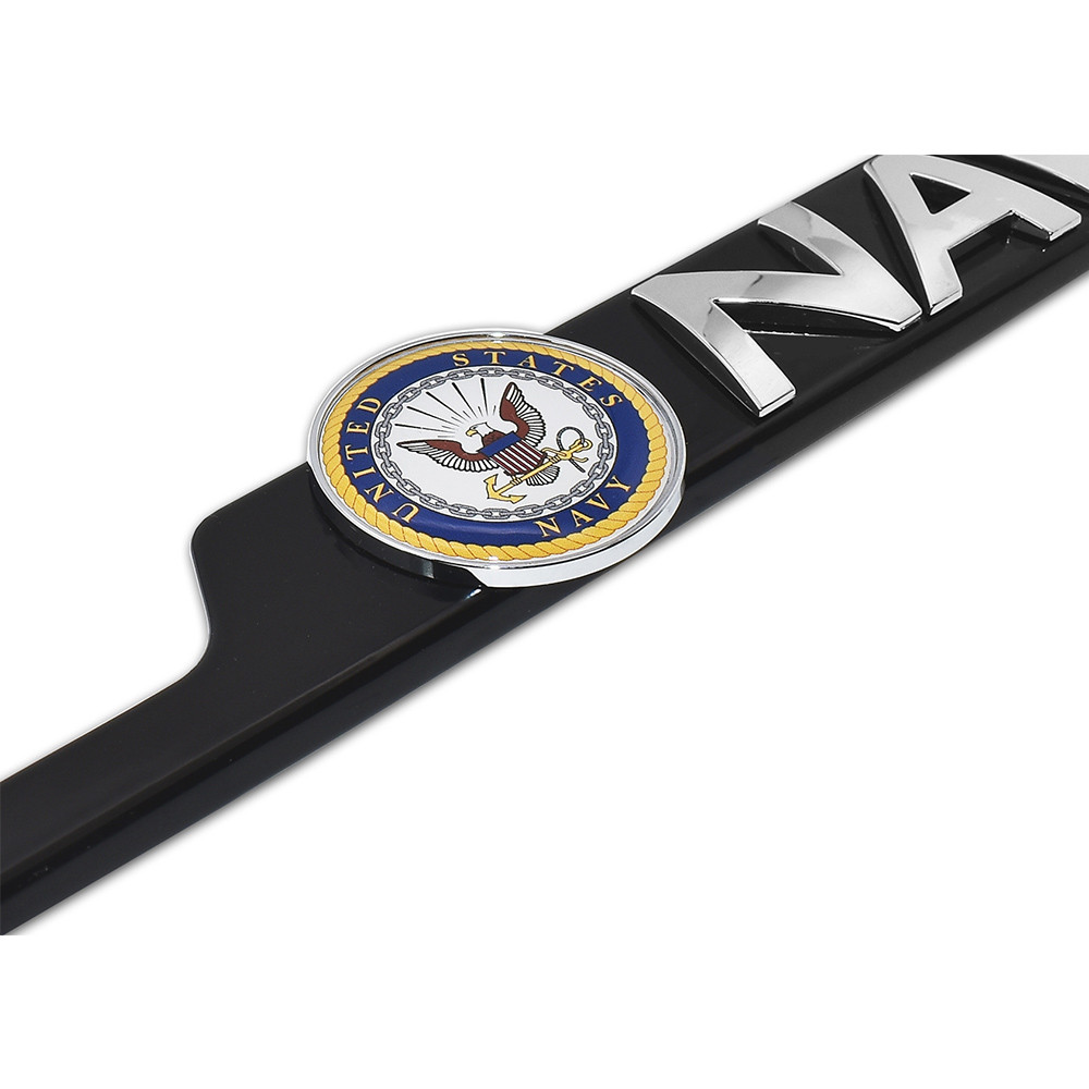Officially Licensed US Navy 3D License Plate Frame | PinMart