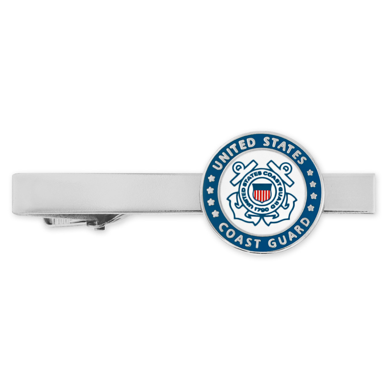 Officially Licensed Engravable U.S. Coast Guard Tie Clip | PinMart