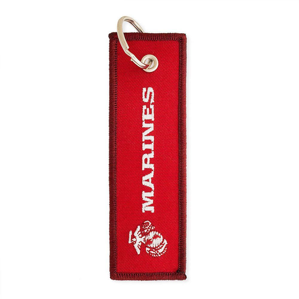 Officially Licensed U.S.M.C. Embroidered Keychain | PinMart