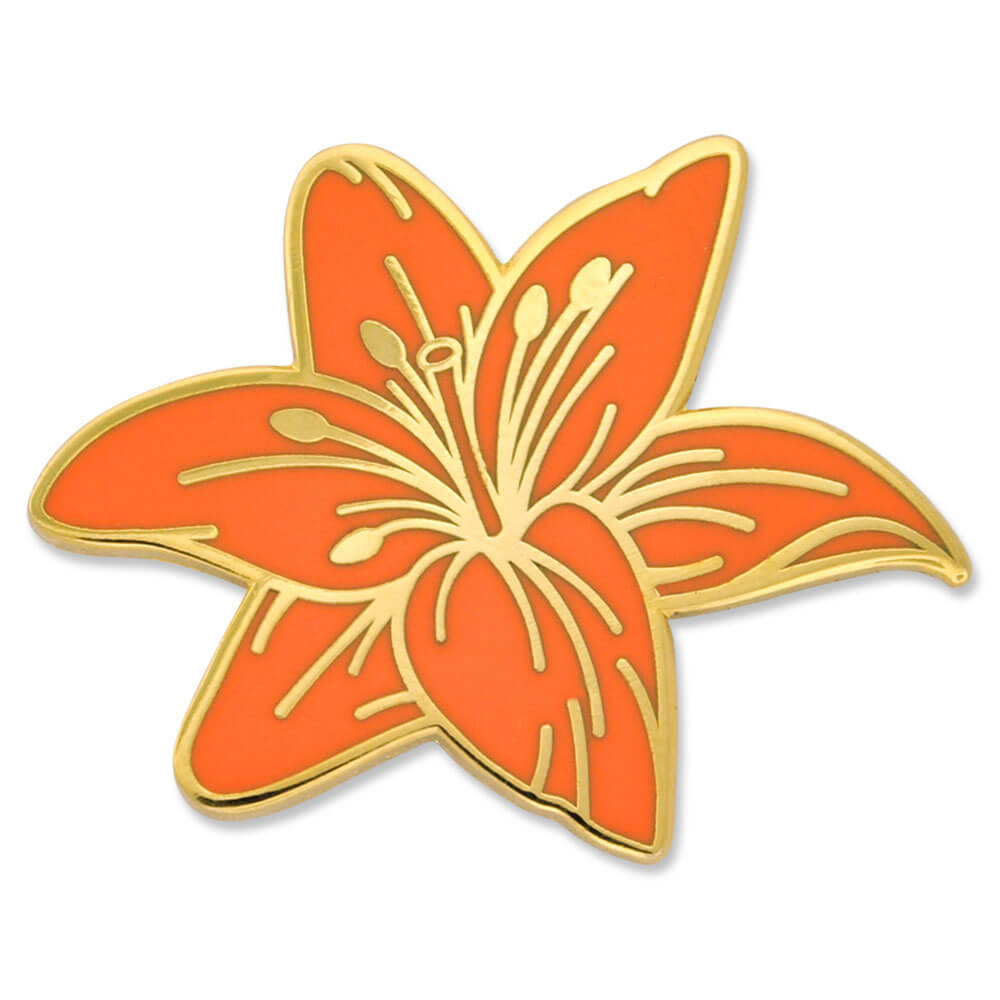 Tiger Lily Flower Pin | PinMart