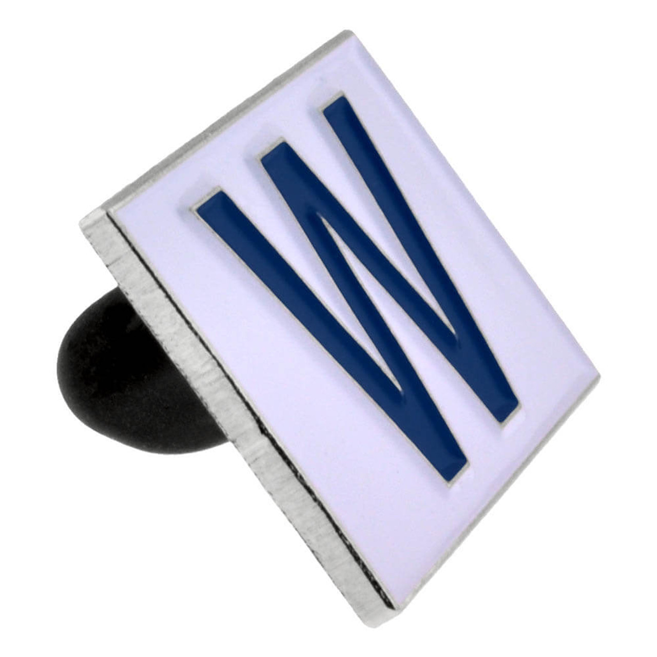 PinMart Pinmart's Chicago Baseball Fly The W Cubs Win Flag Enamel Lapel Pin, Adult Unisex, Size: 1, Grey Type