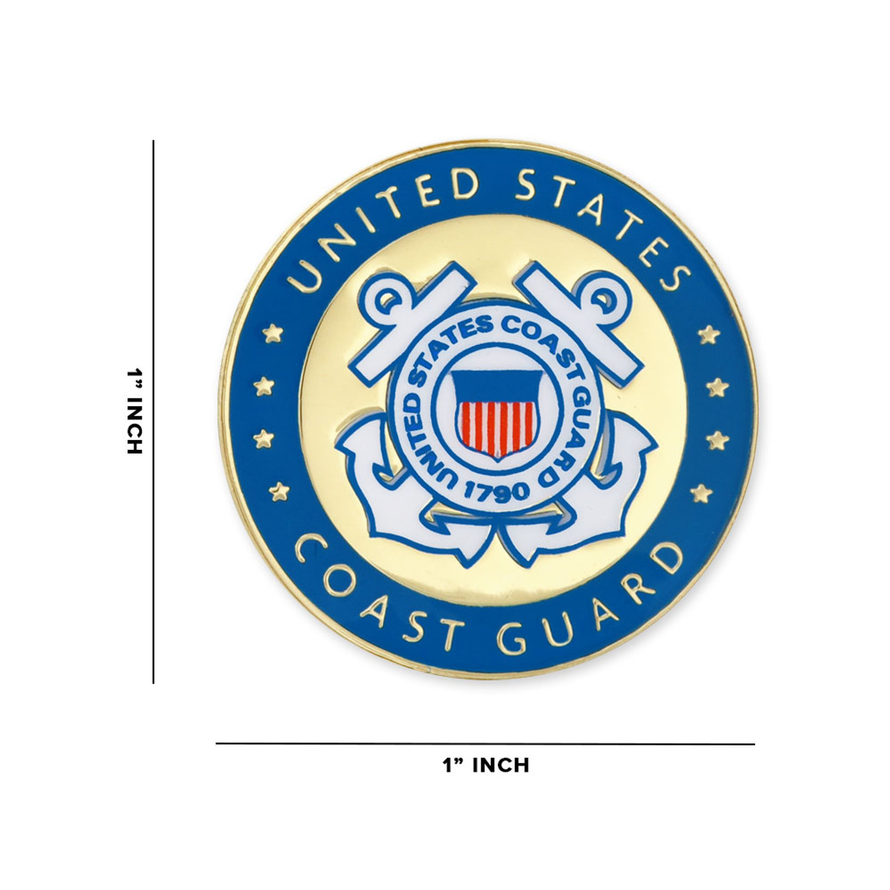 Navy Blue Duffle with Coast Guard Logo