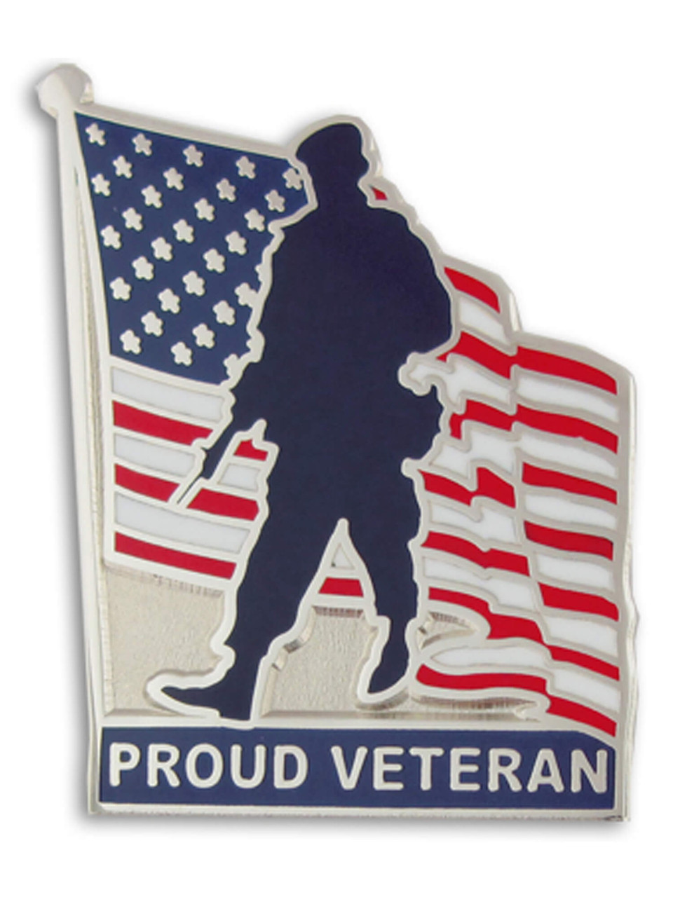 Proud Veteran Pin