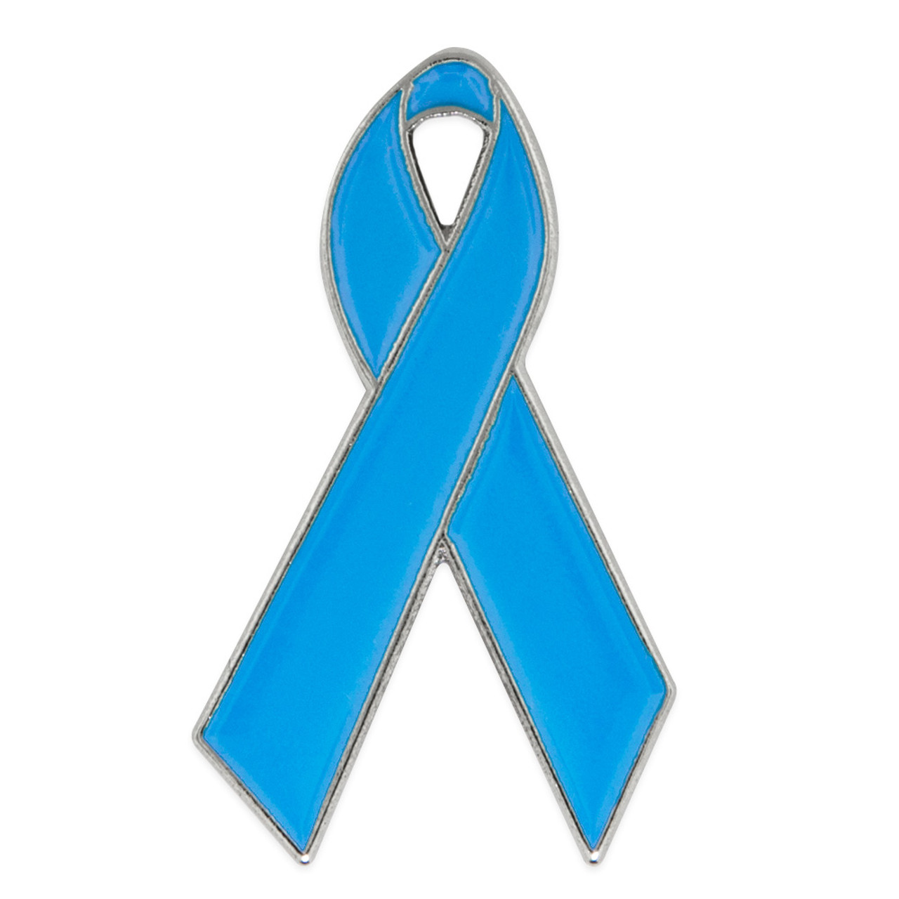 Light Blue Ribbon Pin | Light Blue | Diabetes Awareness Pins by PinMart