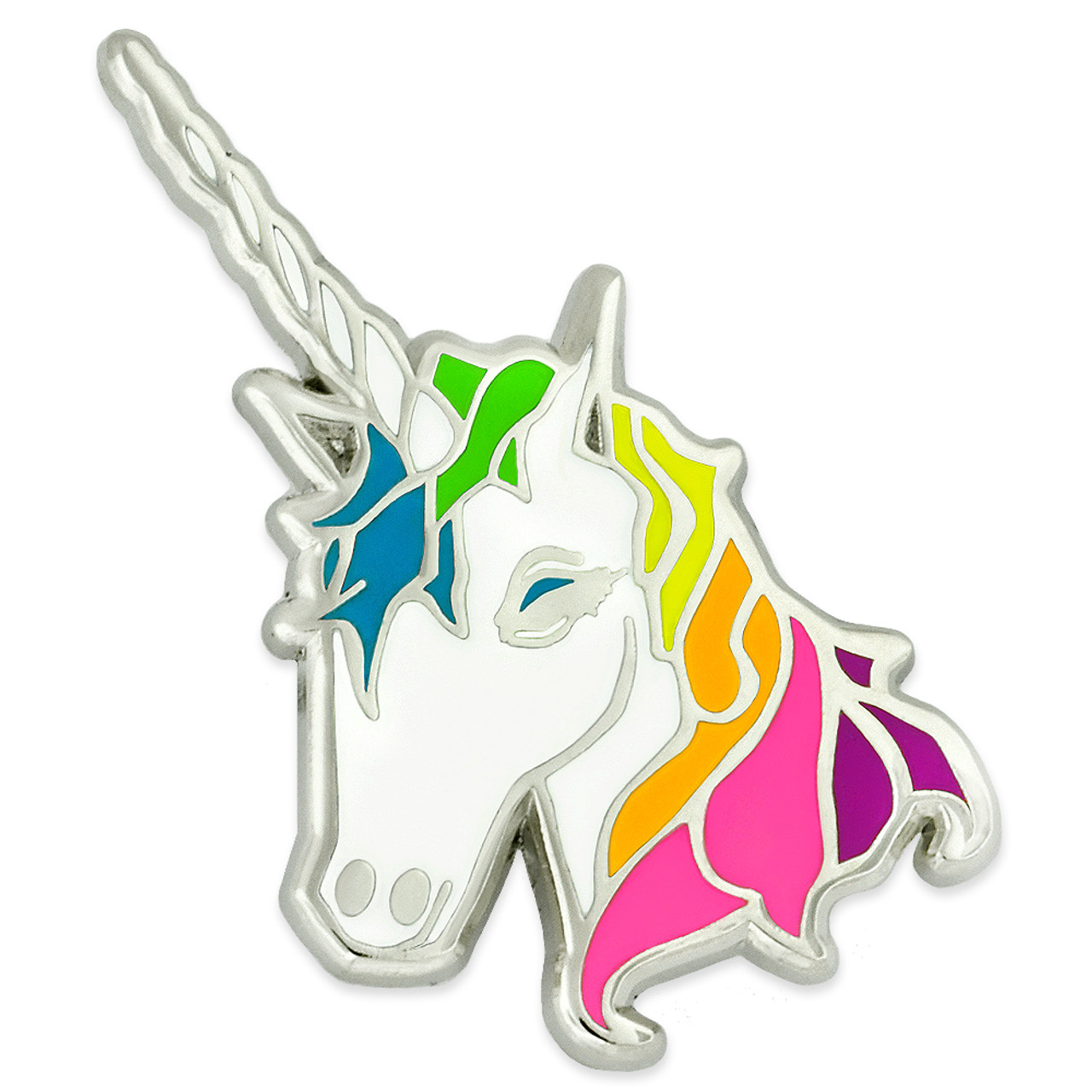 myeuphoria Brooch Pins-Enamel Unicorn Brooches Fashion Animal Horse Brooch Pin Elegant Party Coat Gift 