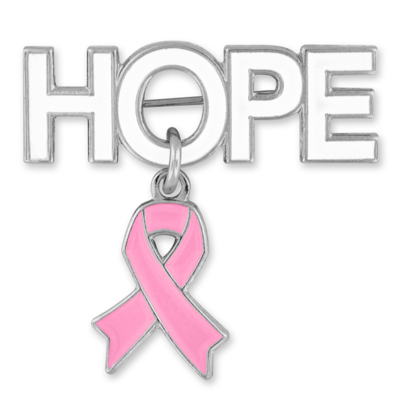 Awareness Ribbon Pin - Breast Cancer | Pink | Breast Cancer Awareness Pins by PinMart