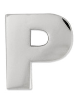 Silver P Pin