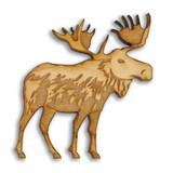 Moose Wood Pin