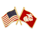 Officially Licensed U.S. and U.S.M.C. Flag Pin
