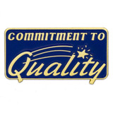 Commitment to Quality Pin