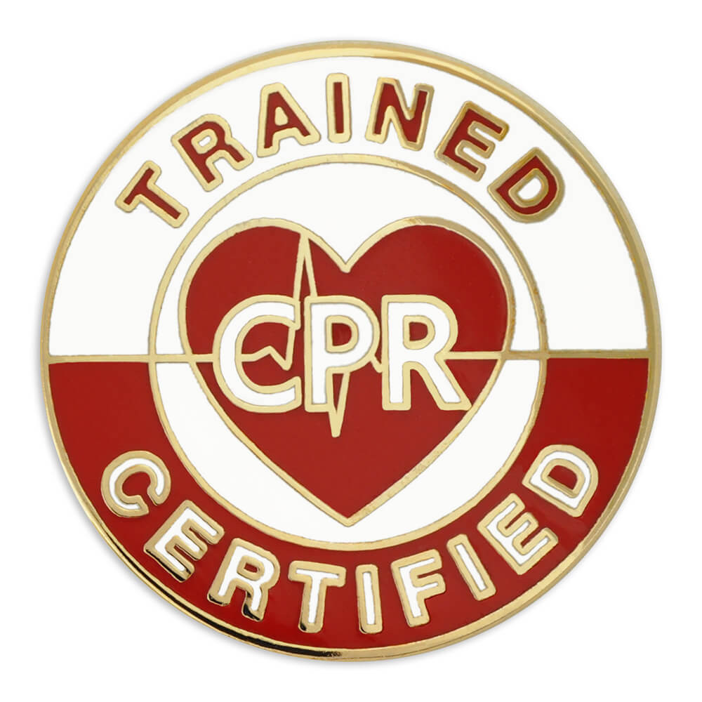 CPR Certified/Trained Lapel Pin | PinMart