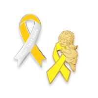 StockPins Yellow Ribbon Lapel Pin - Suicide Loss Ribbon Awareness Lapel  Pins, Bladder Cancer Awareness Pin, Support Our Troops Awareness Pin,  Yellow