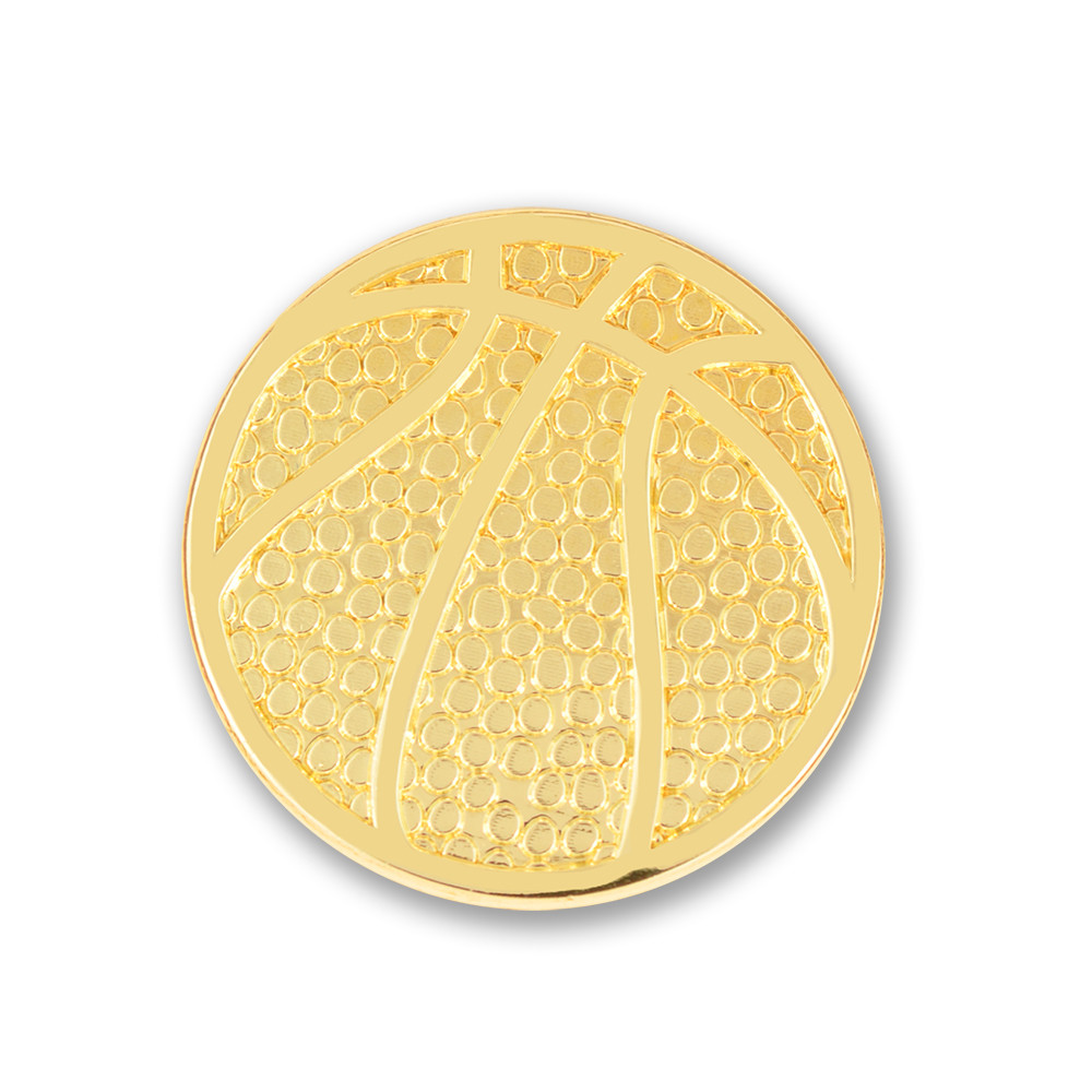 Basketball Chenille Lapel Pin PinMart