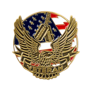 Proudly Served Veteran Pin