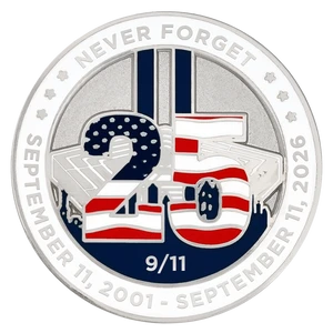 9/11 25th Anniversary Commemorative Pin