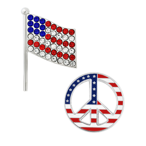 American Flag Pins