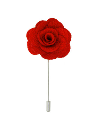 Flower Stick Pin - Cloth Textured