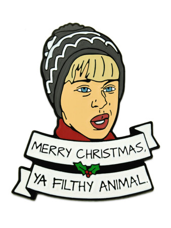 Filthy Christmas Pin Front