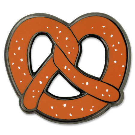 Salted Pretzel Pin Front