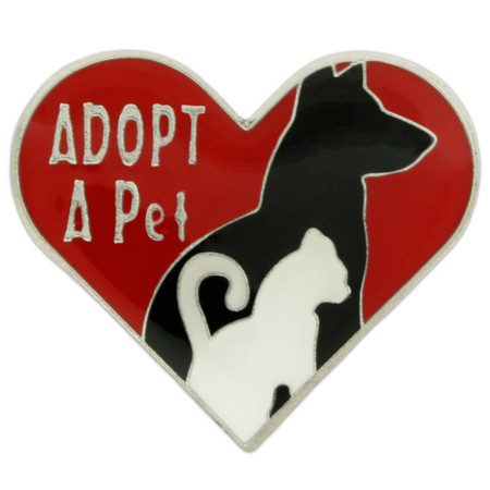 Adopt a Pet Pin Front