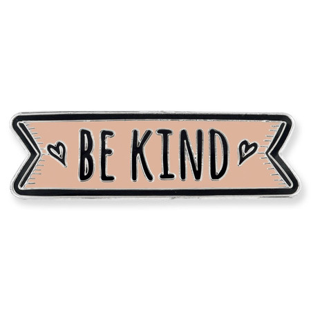 Be Kind Pin - Peach Front