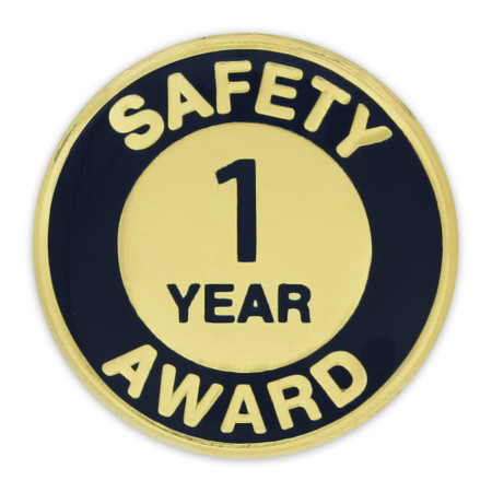 Safety Award Pin - 1 Year Front