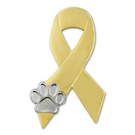 Animal Cruelty Awareness Ribbon Front