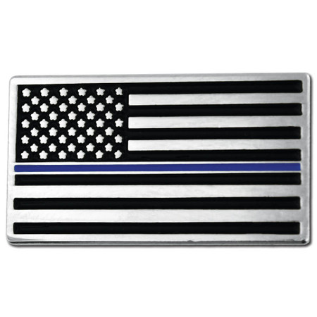 Thin Blue Line American Flag