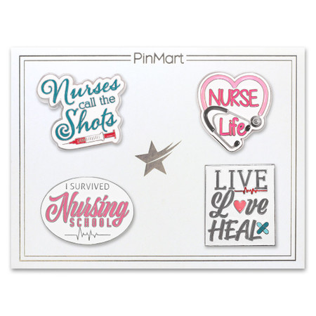 Nurse Life 4-Pin Set Front Card