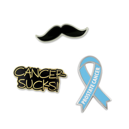 Prostate Cancer Awareness 3-Pin Set Main