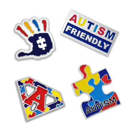 Autism Awareness 4-Pin Set Main