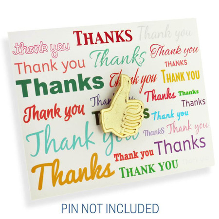 Words of Thanks Presentation Card | PinMart