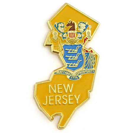 New Jersey Pin Front