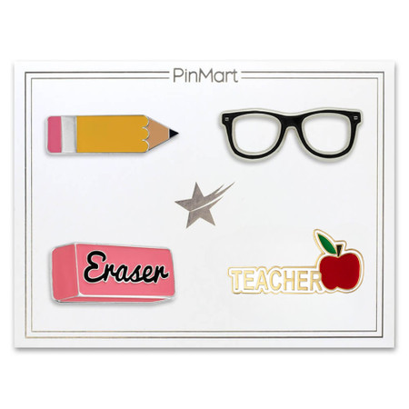 School Rules 4-Pin Set