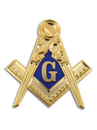 Masonic Symbol Pin Front