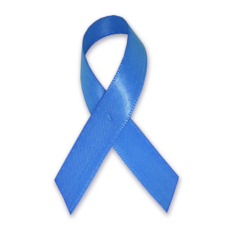 Blue Cloth Awareness Ribbon - 25 Pack