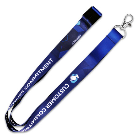 Customer Commitment Lanyard Front